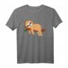 Witziges Faultier T-Shirt für Kinder, Damen und Herren - Entspanntes Faultier auf Ast als Geschenk für Faultier-Liebhaber