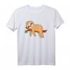 Witziges Faultier T-Shirt für Kinder, Damen und Herren - Entspanntes Faultier auf Ast als Geschenk für Faultier-Liebhaber