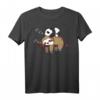 Niedliches Faultier und Panda Schlafen T-Shirt - Lustiges Tierliebhaber-Design für Freunde, Teenager & Couch-Potatoes
