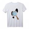 Detektiv Design für Herren und Damen - Lupe T-Shirt mit Fußspuren, perfekt für Krimi-Fans, Hobby-Privatdetektive & als Geschenk für Polizei-Papas, Mamas & Kinder