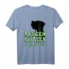 Deutsche Dogge - Doggenglitzer mit Zauberkraft - Grünes T-Shirt für Hundeliebhaber mit Glitzereffekt