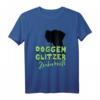Deutsche Dogge - Doggenglitzer mit Zauberkraft - Grünes T-Shirt für Hundeliebhaber mit Glitzereffekt