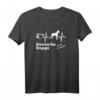 Deutsche Dogge - Bester Freund Mensch - Herzschlag T-Shirt für Hundeliebhaber | Geschenkidee für Männer & Frauen
