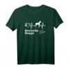 Deutsche Dogge - Bester Freund Mensch - Herzschlag T-Shirt für Hundeliebhaber | Geschenkidee für Männer & Frauen