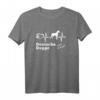 Deutsche Dogge - Bester Freund Mensch - Herzschlag T-Shirt für Hundeliebhaber | Geschenkidee für Männer & Frauen