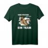 Vier Pfoten Zwei Füße Ein Team Schäferhund T-Shirt – Lustige Hundebeschreibung für Hundehalter, Fans & Hundeliebhaber