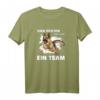 Vier Pfoten Zwei Füße Ein Team Schäferhund T-Shirt – Lustige Hundebeschreibung für Hundehalter, Fans & Hundeliebhaber