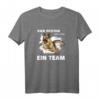 Vier Pfoten Zwei Füße Ein Team Schäferhund T-Shirt – Lustige Hundebeschreibung für Hundehalter, Fans & Hundeliebhaber