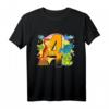 Kinder Dino T-Shirt für 4 Jahre Geburtstag – Cooles Dino-Design für Jungen bei Kindergeburtstag & Dino-Fieber Feier