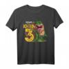 Kinder Dinosaurier 3 Geburtstag Deko - Ich bin 3 Dino Jungen T-Shirt für den Kindergeburtstag & Dino Motto Party