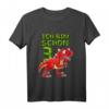 Kinder Geburtstagsshirt 3 Jahre Junge Dinosaurier Geschenk - Lustiges Dino T-Shirt für Geburtstag, Weihnachten & Einschulung