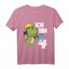 Kinder 4. Geburtstag Feuerwehr Junge Dino Dinosaurier T-Shirt - Lustiges Geburtstagsoutfit für kleine Feuerwehrleute und Dino-Fans