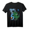 Kinder Ich Bin Fünf 5 Jahre T-Rex Dinosaurier T-Shirt – Lustiges Geburtstagsoutfit für 5-jährige Jungen, Dinosaurier Fanartikel