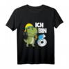 Kinder 6. Geburtstag Feuerwehr Junge Dino Dinosaurier T-Shirt – Lustiges Geschenk für den 6. Geburtstag, Feuerwehr- und Dinosaurier-Liebe