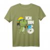 Kinder 6. Geburtstag Feuerwehr Junge Dino Dinosaurier T-Shirt – Lustiges Geschenk für den 6. Geburtstag, Feuerwehr- und Dinosaurier-Liebe