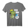 Kinder 6. Geburtstag Feuerwehr Junge Dino Dinosaurier T-Shirt – Lustiges Geschenk für den 6. Geburtstag, Feuerwehr- und Dinosaurier-Liebe