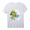 Kinder 6. Geburtstag Feuerwehr Junge Dino Dinosaurier T-Shirt – Lustiges Geschenk für den 6. Geburtstag, Feuerwehr- und Dinosaurier-Liebe