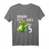 Kinder Geburtstags Hemd 5 Jahre Dinosaurier T-Rex Motiv - Perfektes Geschenk für Jungen und Mädchen auf der Dino T-Rex Party