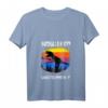 Now I Am Unstoppable Tyrannosaurus T-Rex Dinosaurier Jurassic T-Shirt mit V-Ausschnitt – Perfekt für Kindergeburtstage & Dinosaurier-Fans