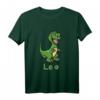 Kinder Dino Dinosaurier Name Leo T-Shirt – Personalisierte Dino Geschenkidee für Jungen zum Geburtstag oder als Geschenk für Neffen & Enkel