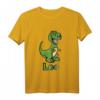 Kinder Dino Dinosaurier Name Leo T-Shirt – Personalisierte Dino Geschenkidee für Jungen zum Geburtstag oder als Geschenk für Neffen & Enkel