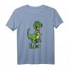 Kinder Dino Dinosaurier Name Leo T-Shirt – Personalisierte Dino Geschenkidee für Jungen zum Geburtstag oder als Geschenk für Neffen & Enkel