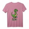 Kinder Dino Dinosaurier Name Leo T-Shirt – Personalisierte Dino Geschenkidee für Jungen zum Geburtstag oder als Geschenk für Neffen & Enkel
