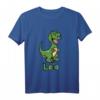 Kinder Dino Dinosaurier Name Leo T-Shirt – Personalisierte Dino Geschenkidee für Jungen zum Geburtstag oder als Geschenk für Neffen & Enkel