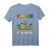 Schulkind 2020 Dino T-Rex Jungen Dinosaurier Einschulung T-Shirt - Lustiges Schulstart-Outfit für Jungen mit Dino-Motiv