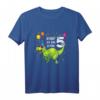 Kinder Geburtstagsshirt für 5-Jährige Jungen mit Dinosaurier-Motiv - Perfektes Geburtstagsgeschenk & bequemes Dino T-Shirt