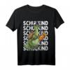 Kinder Schule 2023 Dino Schulkind Dinosaurier mit Schultüte T-Shirt – Lustiges Einschulungsgeschenk für Jungen und Mädchen zum Schulstart in der 1. Klasse