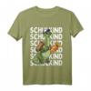Kinder Schule 2023 Dino Schulkind Dinosaurier mit Schultüte T-Shirt – Lustiges Einschulungsgeschenk für Jungen und Mädchen zum Schulstart in der 1. Klasse