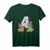 Kinder Dinosaurier T-Shirt zum 4. Geburtstag - Bunte Dino-Designs für Jungen & Mädchen, Dino-Liebhaber Geschenkidee