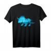 Dino Triceratops Silhouette - Jungen, Damen & Herren Dinosaurier T-Shirt als Geschenkidee zu Weihnachten & Geburtstag