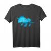 Dino Triceratops Silhouette - Jungen, Damen & Herren Dinosaurier T-Shirt als Geschenkidee zu Weihnachten & Geburtstag