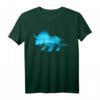 Dino Triceratops Silhouette - Jungen, Damen & Herren Dinosaurier T-Shirt als Geschenkidee zu Weihnachten & Geburtstag