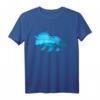Dino Triceratops Silhouette - Jungen, Damen & Herren Dinosaurier T-Shirt als Geschenkidee zu Weihnachten & Geburtstag