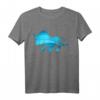 Dino Triceratops Silhouette - Jungen, Damen & Herren Dinosaurier T-Shirt als Geschenkidee zu Weihnachten & Geburtstag