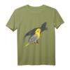 Nymphensittich Wellensittich Dinosaurier Vogel T-Shirt – Lustiges Tiermotiv für Vogel- und Dinosaurierfans