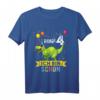Kinder Dinosaurier T-Shirt für 4 Jahre Geburtstag - Klassisch geschnitten, Dino Motiv für Jungen und Mädchen