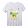 Kinder Dinosaurier T-Shirt für 4 Jahre Geburtstag - Klassisch geschnitten, Dino Motiv für Jungen und Mädchen