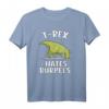 T-Rex Hates Burpees Funny Gym Dinosaurier T-Shirt – Lustiges Workout Shirt für Fitnessfans & Dinosaurier-Liebhaber als Geschenk
