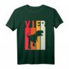 Kinder 4. Geburtstag Retro Dino T-Shirt für Jungen und Mädchen - Dinosaurier Motiv zum Geburtstag