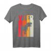 Kinder 4. Geburtstag Retro Dino T-Shirt für Jungen und Mädchen - Dinosaurier Motiv zum Geburtstag