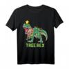 T-Rex Weihnachten Dinosaurier Weihnachtsbaum T-Shirt - Lustiges Dino Tree Rex Design für die Festtage