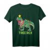T-Rex Weihnachten Dinosaurier Weihnachtsbaum T-Shirt - Lustiges Dino Tree Rex Design für die Festtage