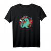 Süßes Dino Feuerwehr T-Shirt für Kinder - Lustiges Motiv mit kleinem Dino und Feuerwehr, ideales Geschenk für kleine Feuerwehr- und Dinosaurierfans