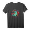 Süßes Dino Feuerwehr T-Shirt für Kinder - Lustiges Motiv mit kleinem Dino und Feuerwehr, ideales Geschenk für kleine Feuerwehr- und Dinosaurierfans