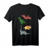 Kinder Dinosaurier T-Shirt für Jungen und Mädchen mit Tyrannosaurus Rex, Triceratops, Brachiosaurus & Pteranodon – Perfektes Geschenk zum Geburtstag & Weihnachten