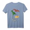 Kinder Dinosaurier T-Shirt für Jungen und Mädchen mit Tyrannosaurus Rex, Triceratops, Brachiosaurus & Pteranodon – Perfektes Geschenk zum Geburtstag & Weihnachten